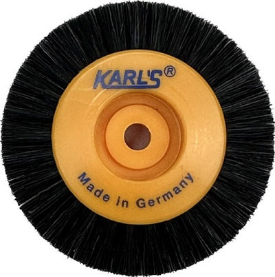 KARL'S Bristle wheel, 65mm 4 rows, Orange-core
