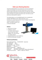 CO2 Laser Engraving Machine, (USA laser source) with notebook, rotation device and vacuum filter