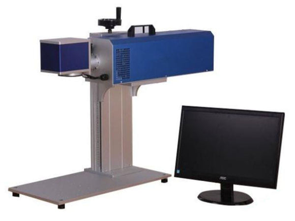CO2 Laser Engraving Machine, (USA laser source) with notebook, rotation device and vacuum filter