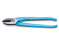 Snip, 8", blue handle, short straight tips