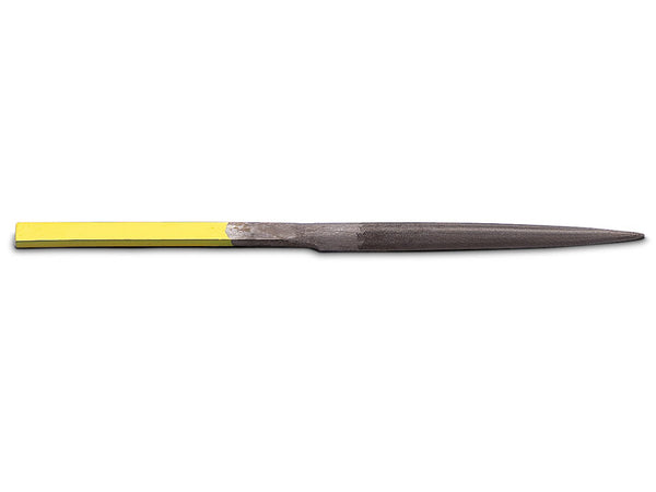 Yellow handle file, triangle