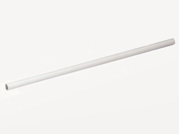 Quartz stirring rod, milky color, 30 cm long x 1 cm diameter