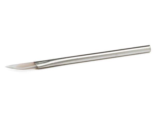 Agate burnisher - Knife shape, aluminum handle