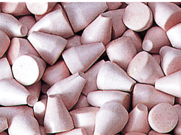 Abrasive (wet process), plastic conical pink, 18mm