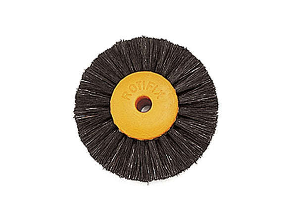 Bristle wheel, 55mm 3 row orange core, Germany