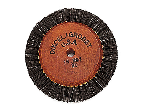 Bristle wheel, 65mm 2 row wooden core