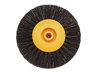 Bristle wheel, 80mm 4 row orange core, Germany