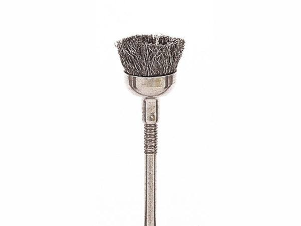 Mounted cup brush - steel