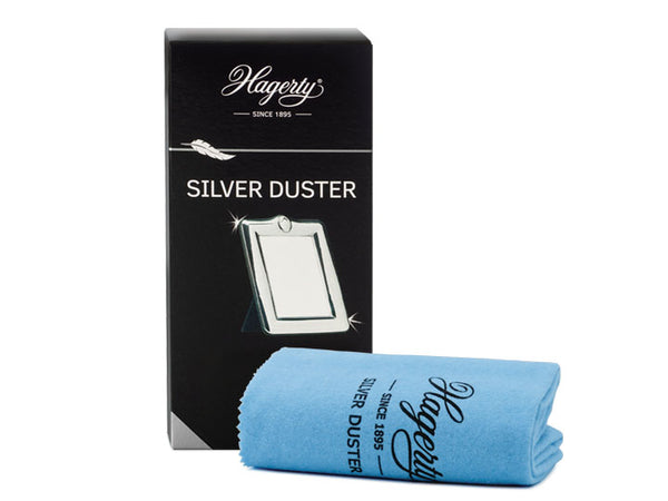 Silver duster, sky blue, 36 x 55 cm