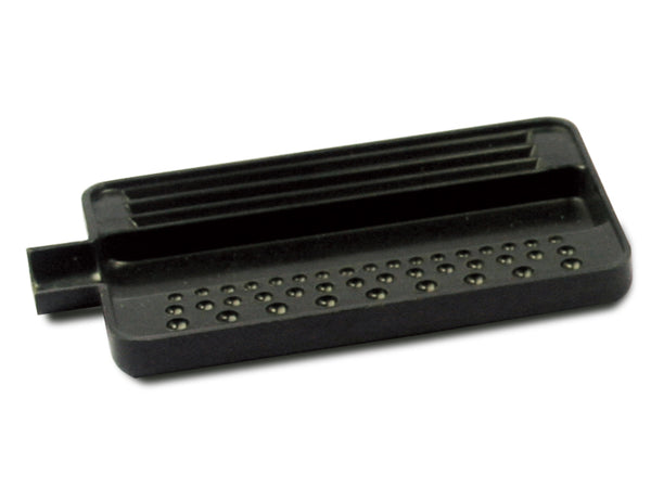 Sorting tray for bead - rectangular (black) 4" x 2.5"