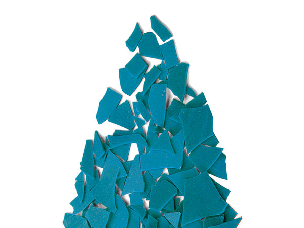 Wax flakes, turquoise blue #118178 (1 lb/bag), USA