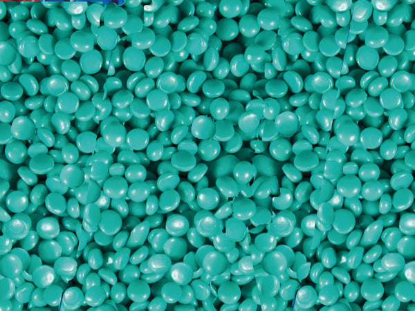 Wax beads, green