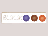 Rainbow series (4pcs) set - purple, brown, orange red + binder