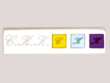 Rainbow series (4pcs) set - clear yellow, blue, violet + binder