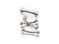 Ring clip, white, small, 20mm ( 1 dozen)